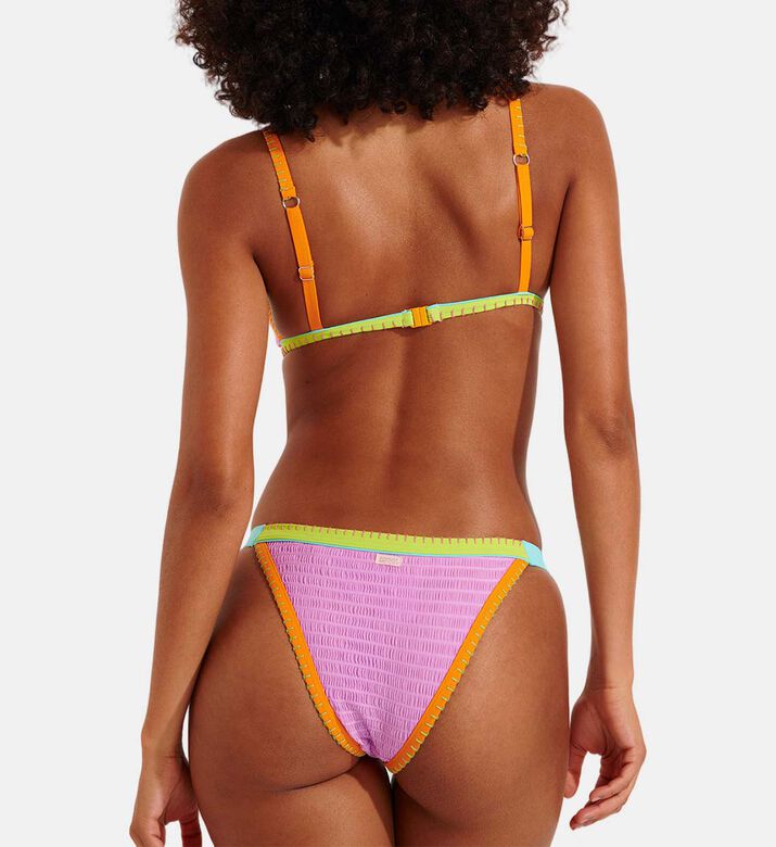 Smocked Triangle Bikini Top