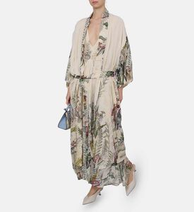 All-over Floral Pattern Kimono
