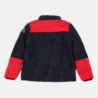 Spray Down Quilted Color-block Jacket