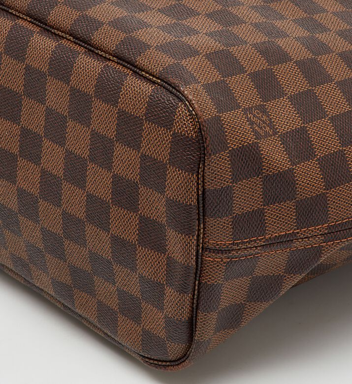 Louis Vuitton Preowned Louis Vuitton Damier Ebene Canvas Neverfull Bag, Packshot View