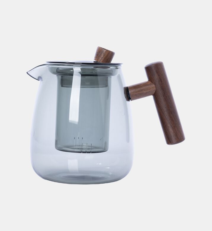 Wooden Handle Tea Pot - 17x11x13.5 Cm