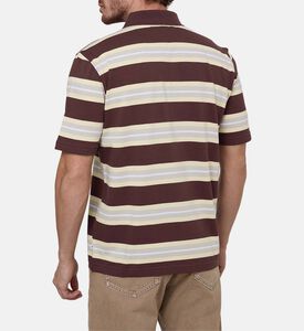 قميص بولو قصير الأكمام قطن عضوي بقصة عادية