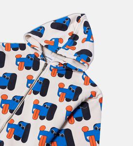 Bobo Choses All-over Colorful Dogs Pattern Hoodie, Packshot View