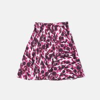 All-over Printed Flared Skirt