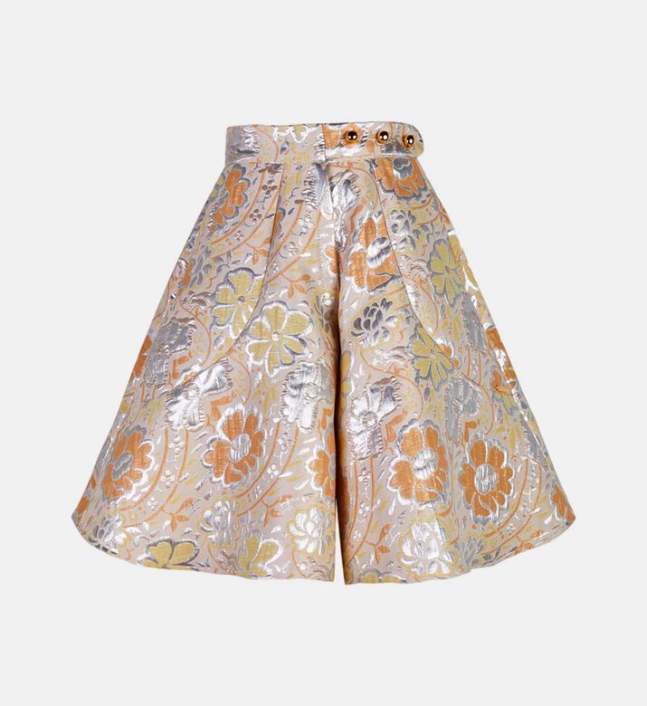 Floral Embroidered Shorts