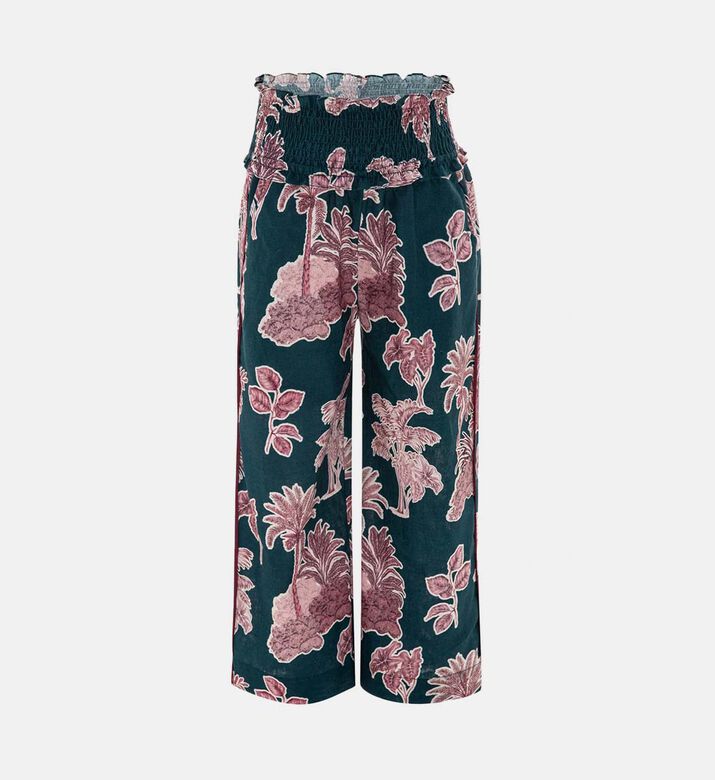 All-over Print Wide-leg Pants