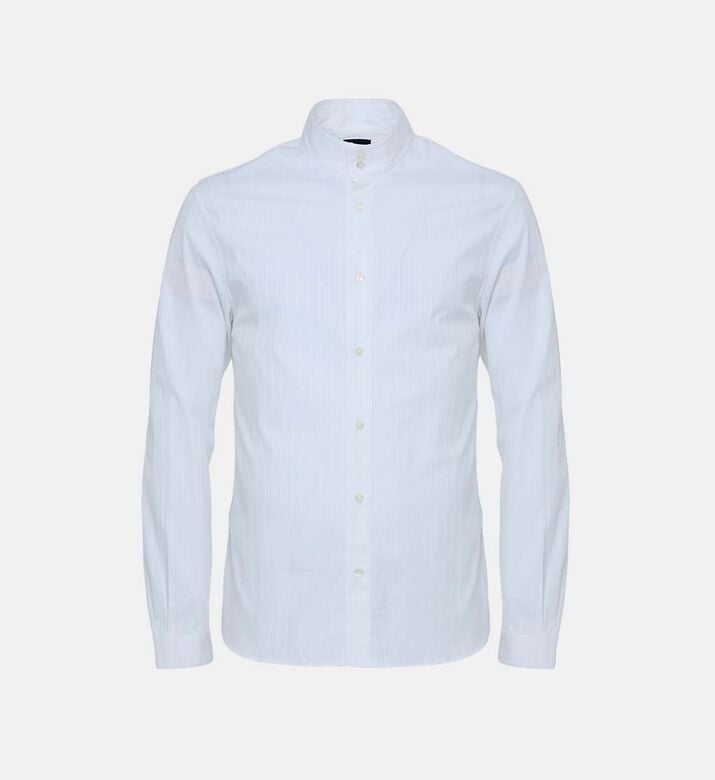 Stripped Long-sleeve Button-down Shirt Stripped Long-sleeve Button-down Shirt