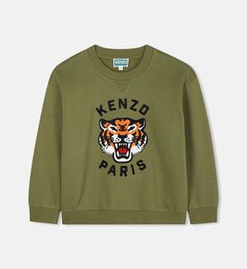 Cotton Tiger Logo-print Long-sleeve Sweatshirt Cotton Tiger Logo-print Long-sleeve Sweatshirt