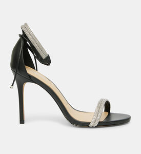 Strass Thin Heel Lace-up Sandals Strass Thin Heel Lace-up Sandals