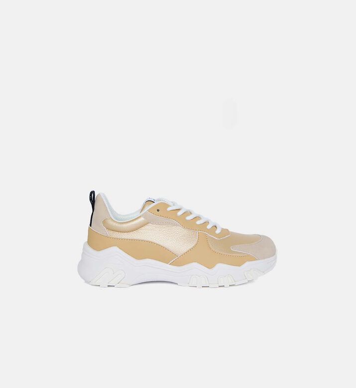 Metallic Finish Sneakers