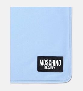 Moschino Kids Blanket, Sky-blue, Packshot View