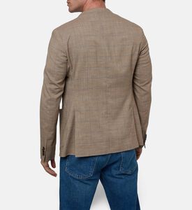 Pal Zileri Tailored Check Pattern Blazer, Model View