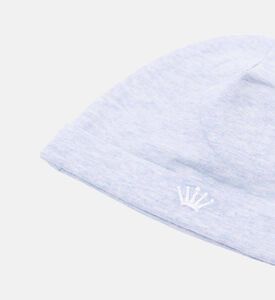 My First Collection Embroidered Crown Hat, Blue, Packshot View