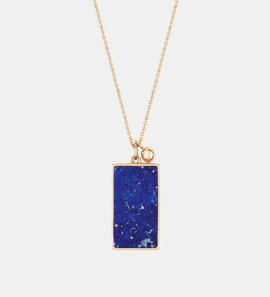 Ever Lapis Rose Gold Necklace 18k