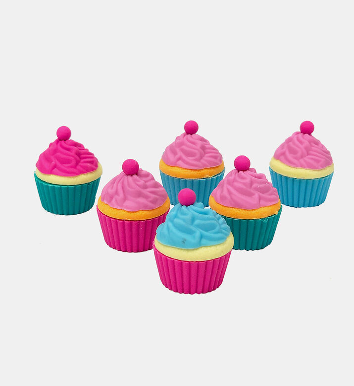 Cupcake-shape Eraser Set