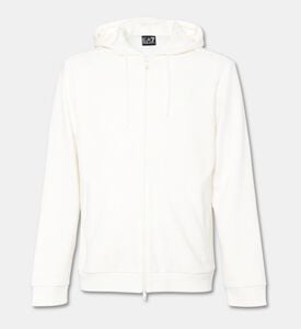 EA7 Relaxed-fit Hooded Sweatshirt, Cream, L, Packshot View