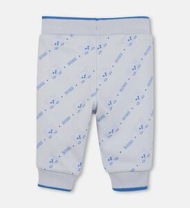 طقم أطفال بطبعة شعار على كامله