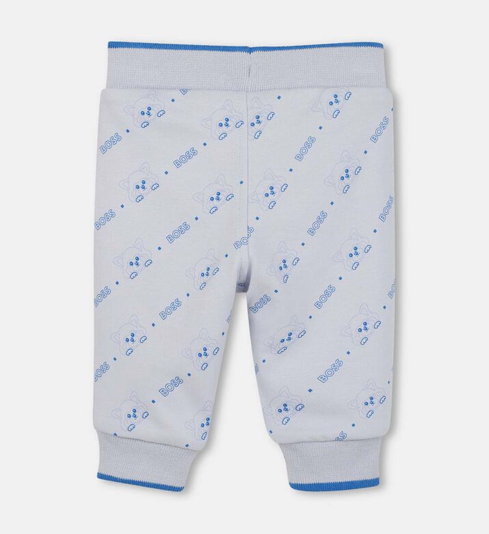 طقم أطفال بطبعة شعار على كامله