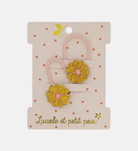 أشرطة شعر مطاطية صغيرة بشكل زهرة حوذان