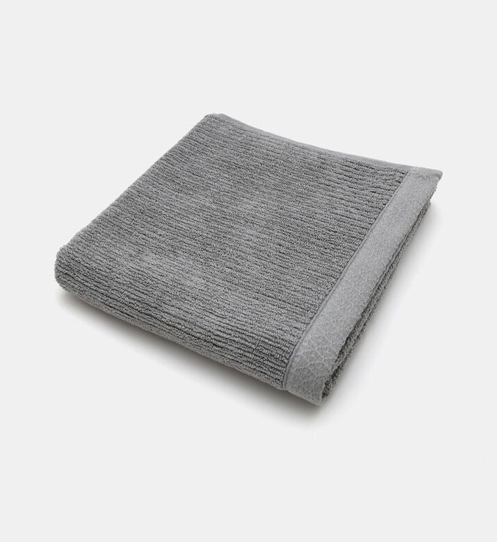 Home Deco and More Moose Cotton Terry Towel, Grey, 100x150-cm, Packshot View