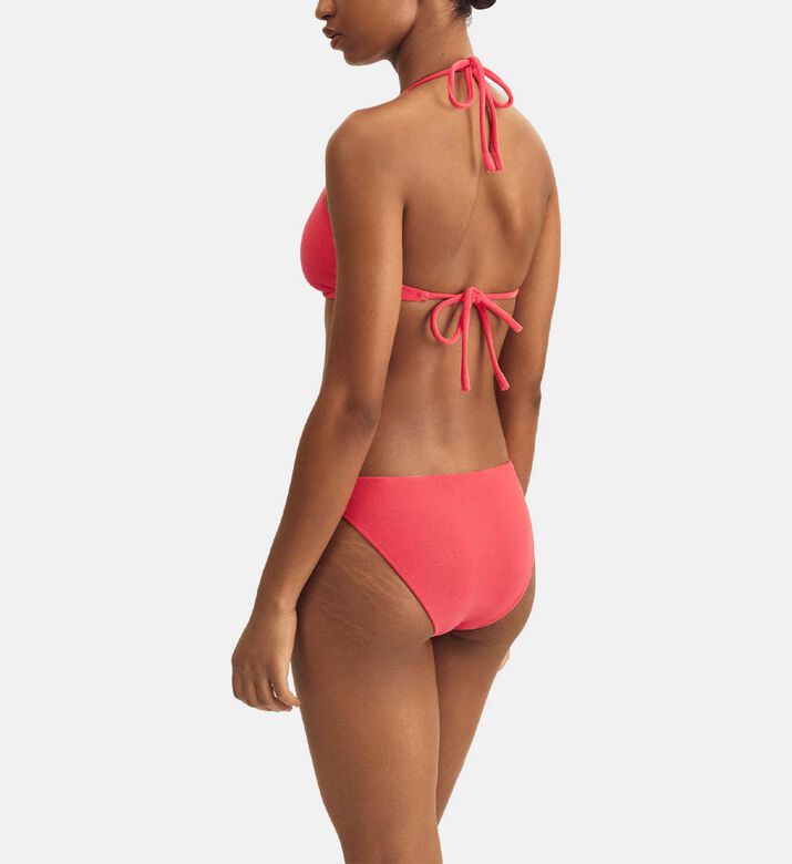 Logo Terry Cloth Halter Bikini Top