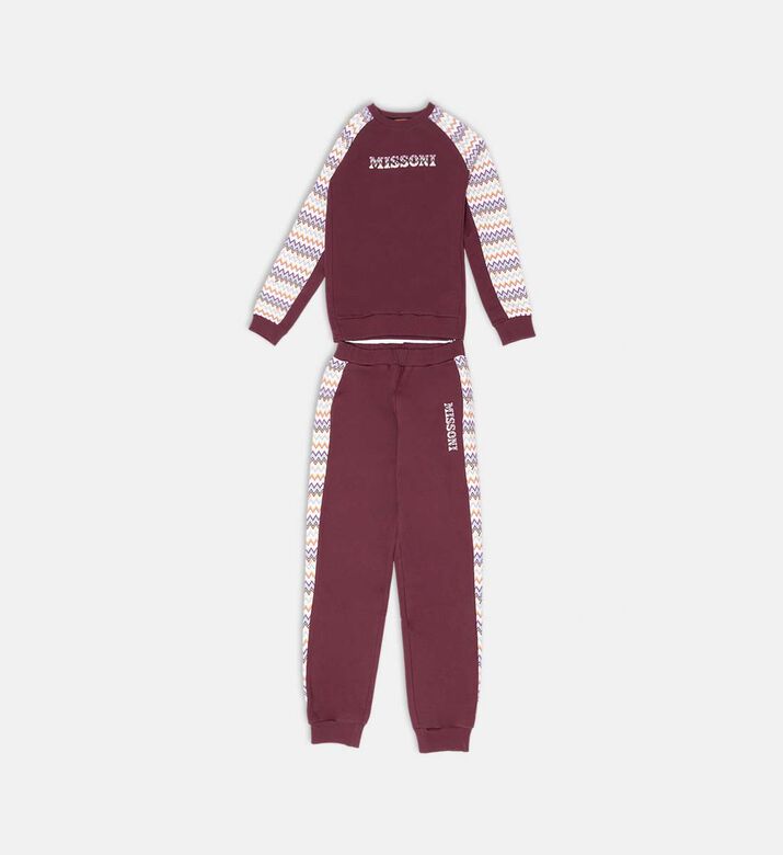 Logo-detail Striped Zigzag Tracksuit