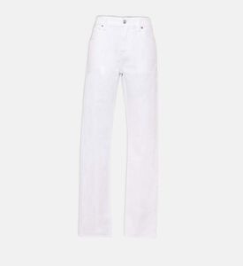 بنطال دنيم بخصر متوسط