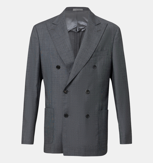 Wool 6-buttons Slim-fit Jacket