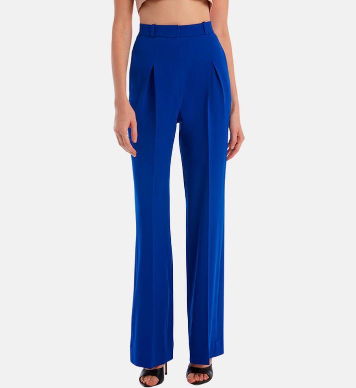 Crepe Slim Trousers
