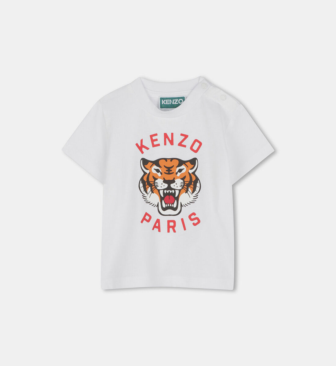 KENZO ロゴ刺繍 長袖Tシャツ ホワイト 240521-007.jpg