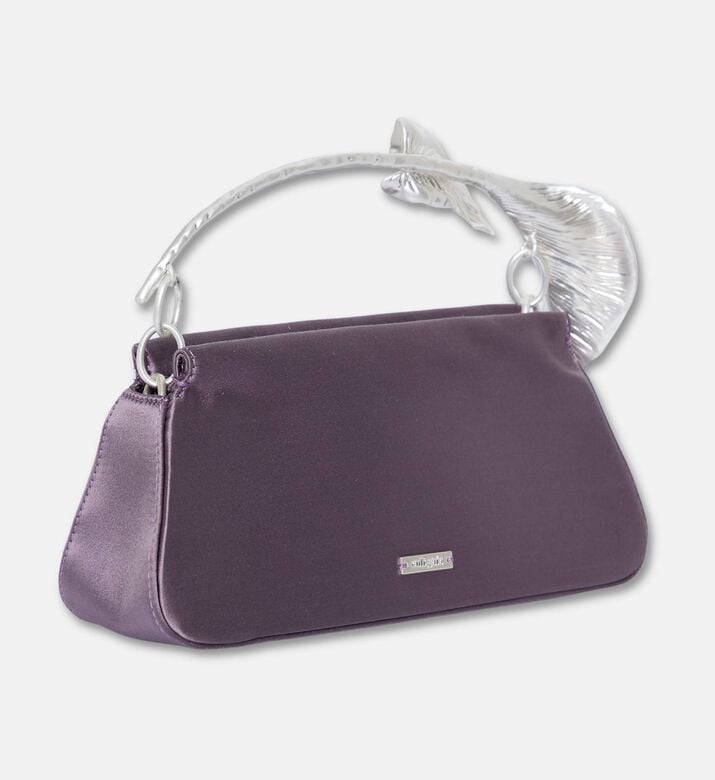 Cult Gaia Top Handle Calla, Dark-purple, Packshot View