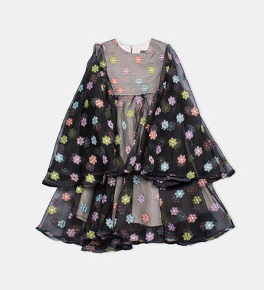 Junior Girl Night Flowers Dress