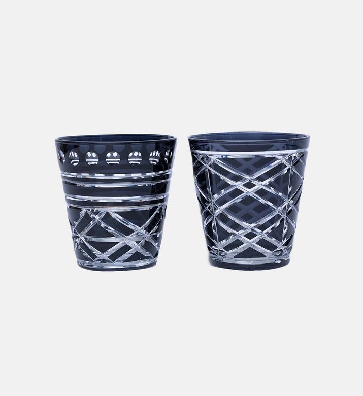 Optical Glass Tumblers 2-piece Set