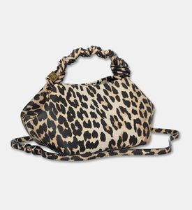Ganni Grain-texture Small Shoulder Bag, Packshot View