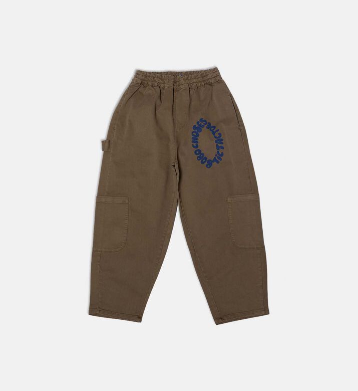 Bobo Choses Logo-detail Elasticated Waistband Patch Pockets Cargo Pants, Packshot View