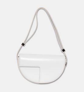 Patou Half-moon Asymmetrical Silver-toned Cut-out Bag, Packshot View