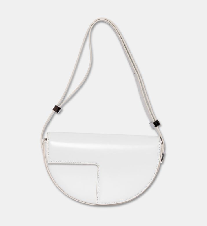 Patou Half-moon Asymmetrical Silver-toned Cut-out Bag, Packshot View