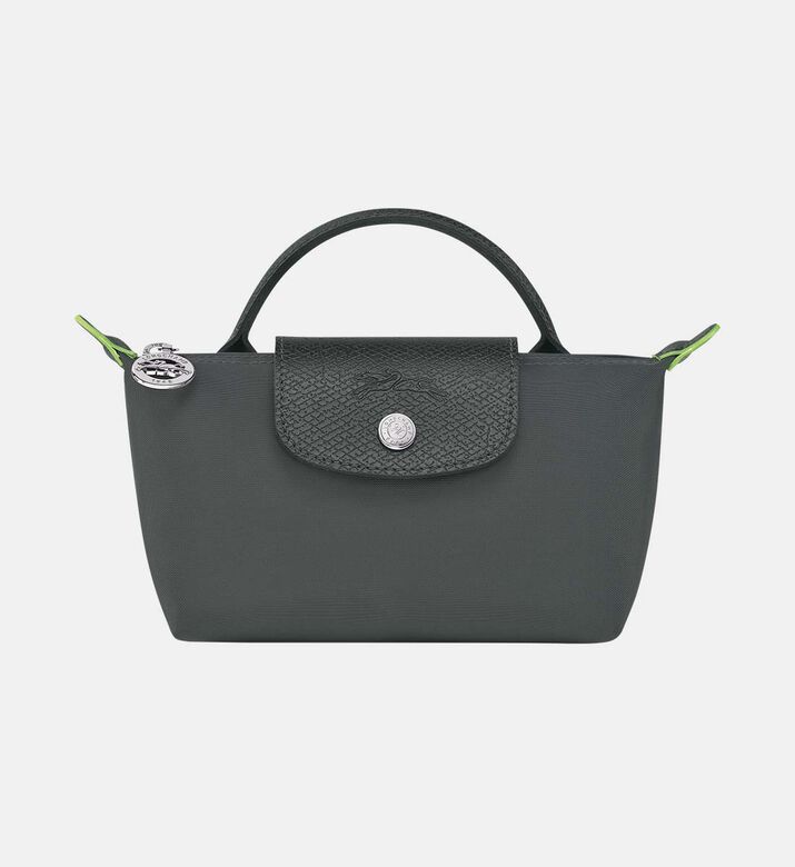 Longchamp Top Handle Multifunctional Pouch, Grey, Packshot View