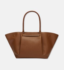 Demellier New York Grained Leather Bag, Light-brown, Packshot View
