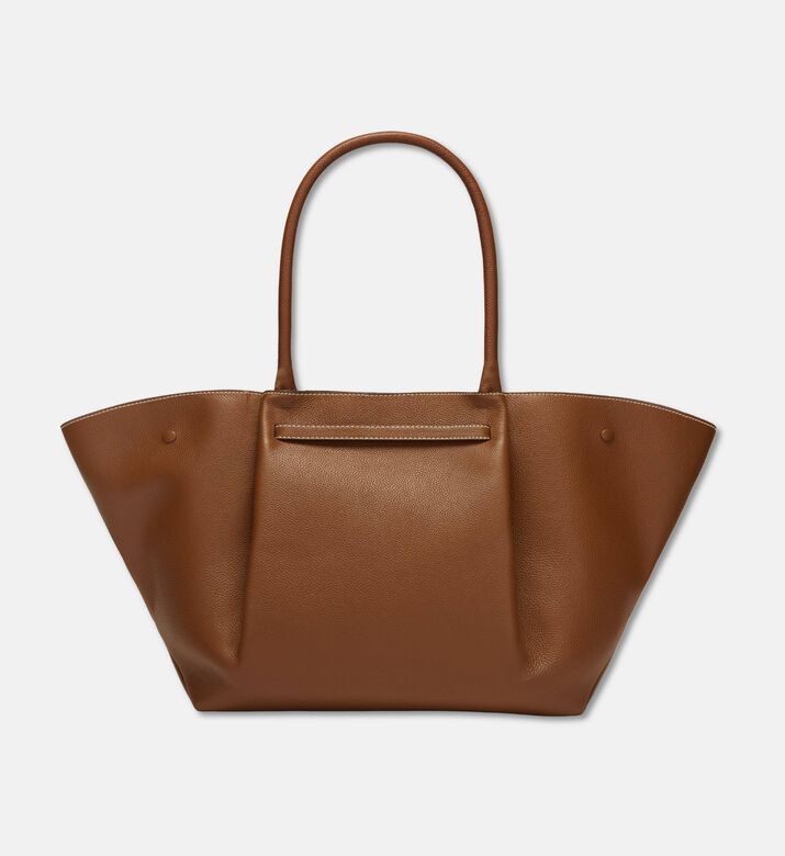 Demellier New York Grained Leather Bag, Light-brown, Packshot View