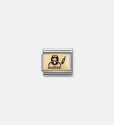 Composable Classic 18k Gold Nurse Plate