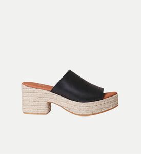 Andrea Leather Platform Wedge Sandals