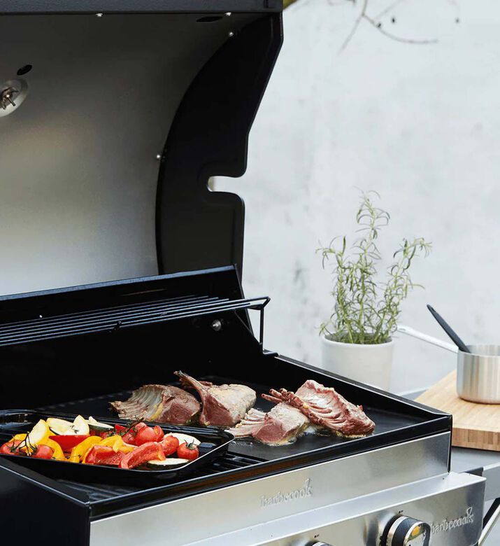 Barbecook Spring 3212 Side Burner Gas Barbecue, Packshot View