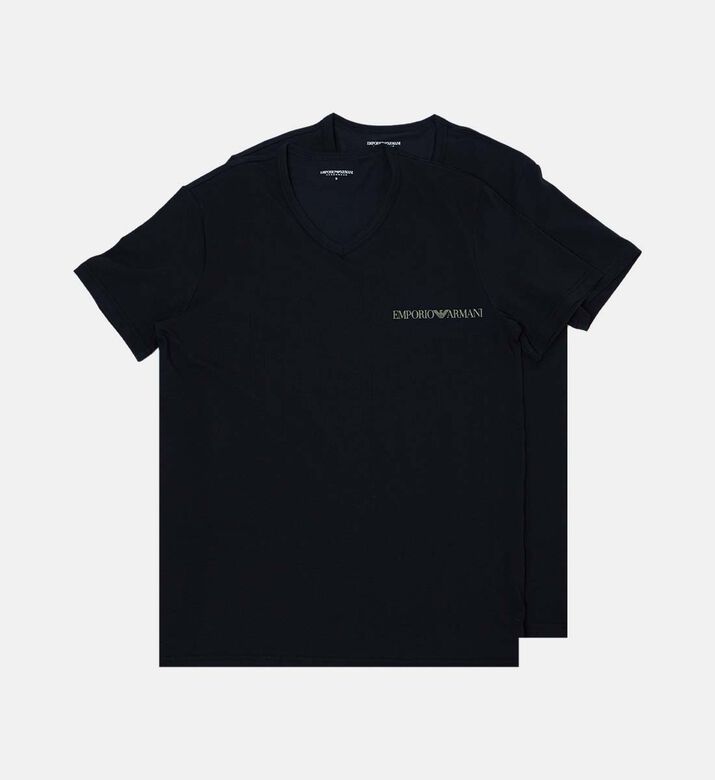 Cotton Logo-print 2-packs T-shirt