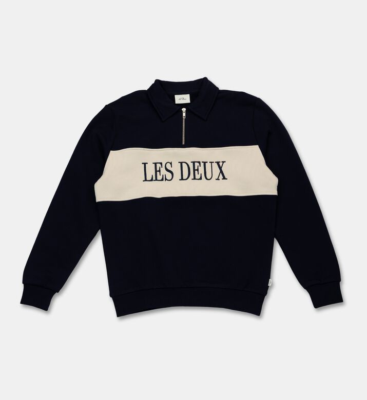 Les Deux Contrast Panel Zip Sweatshirt, Packshot View