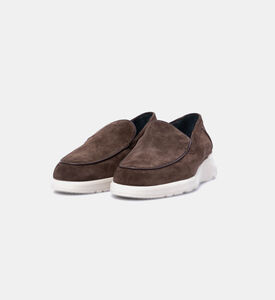 Suede Leather Slip-on Loafers