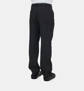 بنطال عريض الأرجل مفصل