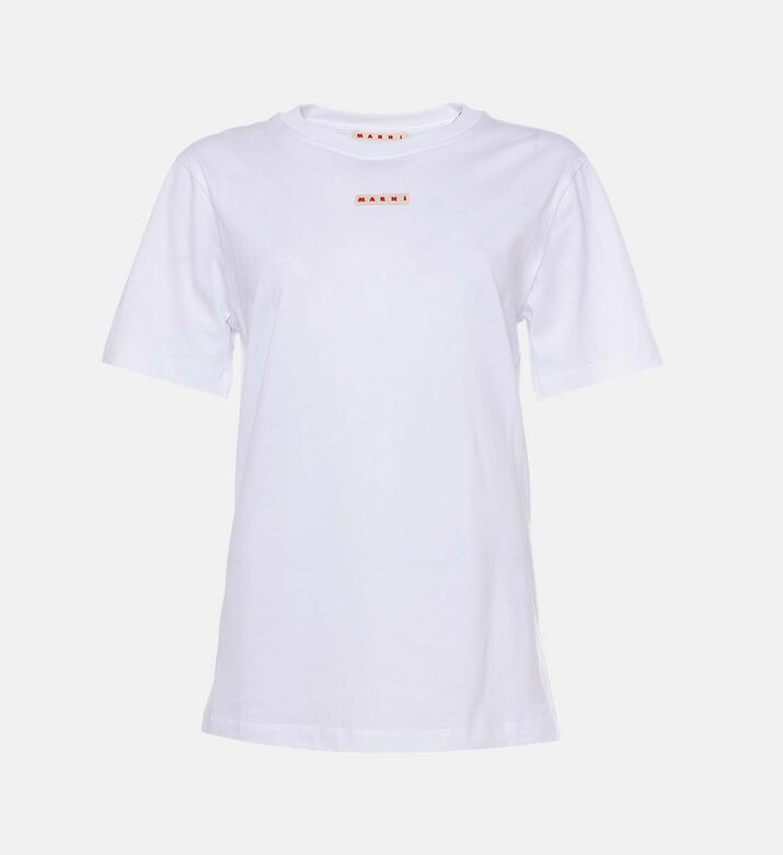 Logo-embroidery Crewneck T-shirt