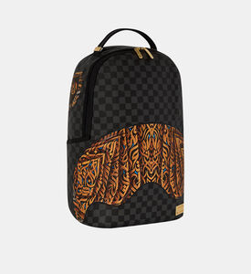 Top-handle Printed Backpack