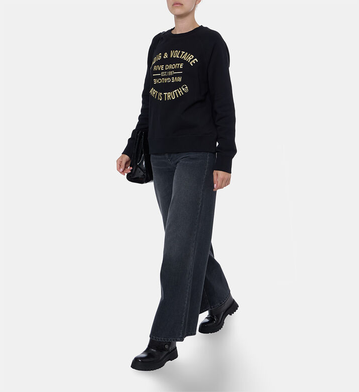 Zadig et Voltaire Upper Blason Brode Sweatshirt, Model View